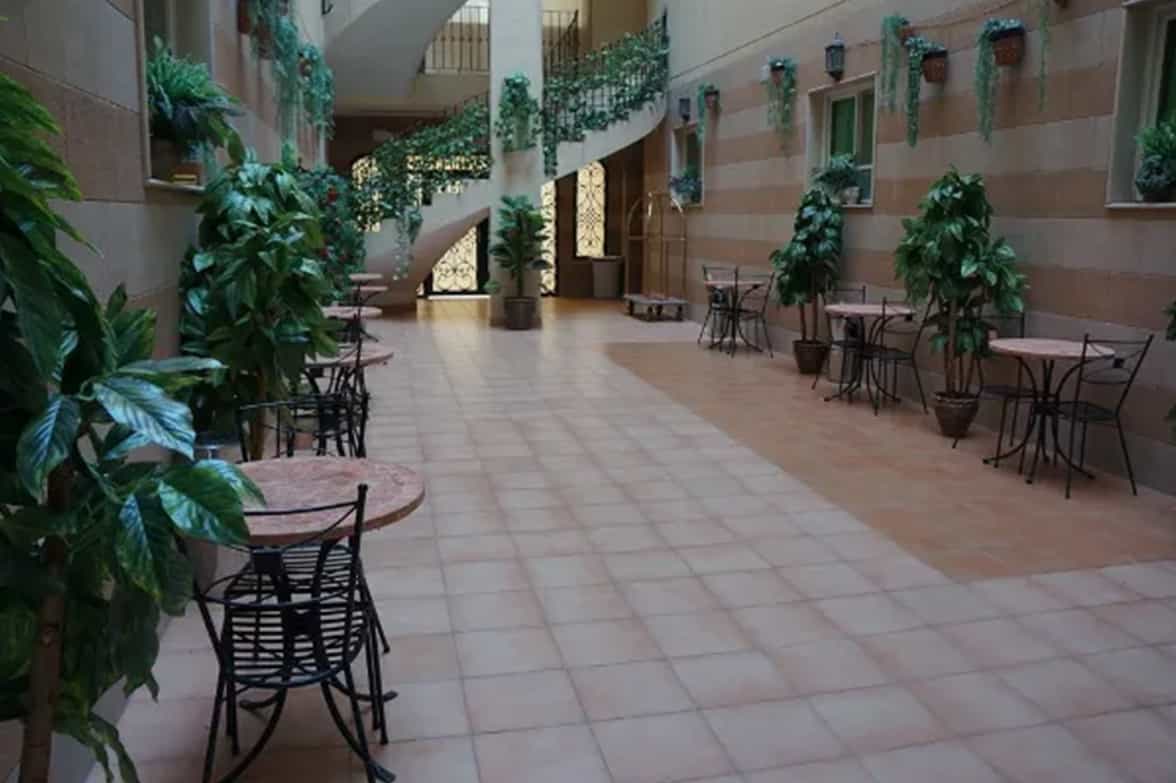 Tropical Hotel Dining Area 