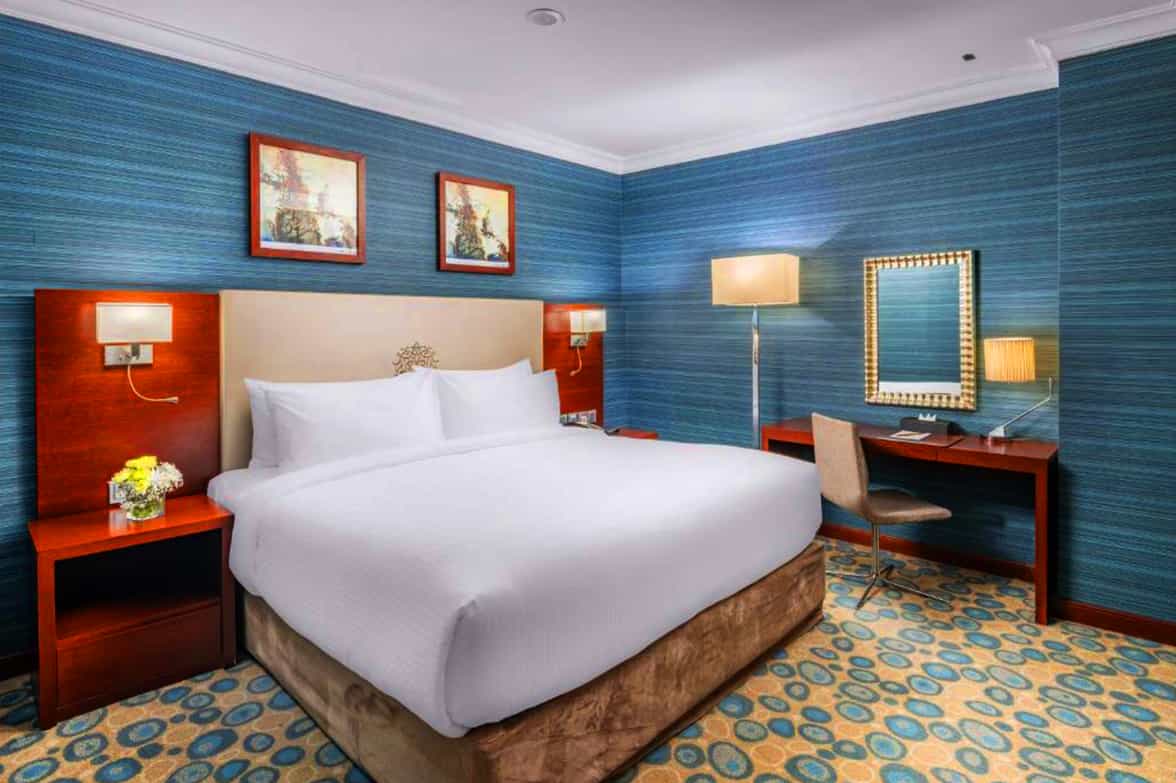Deluxe Hotel Room Bed 