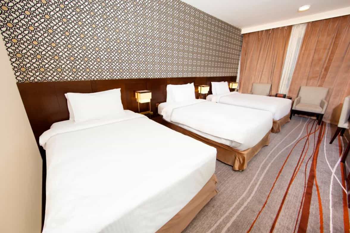 Upscale Hotel Bedroom 
