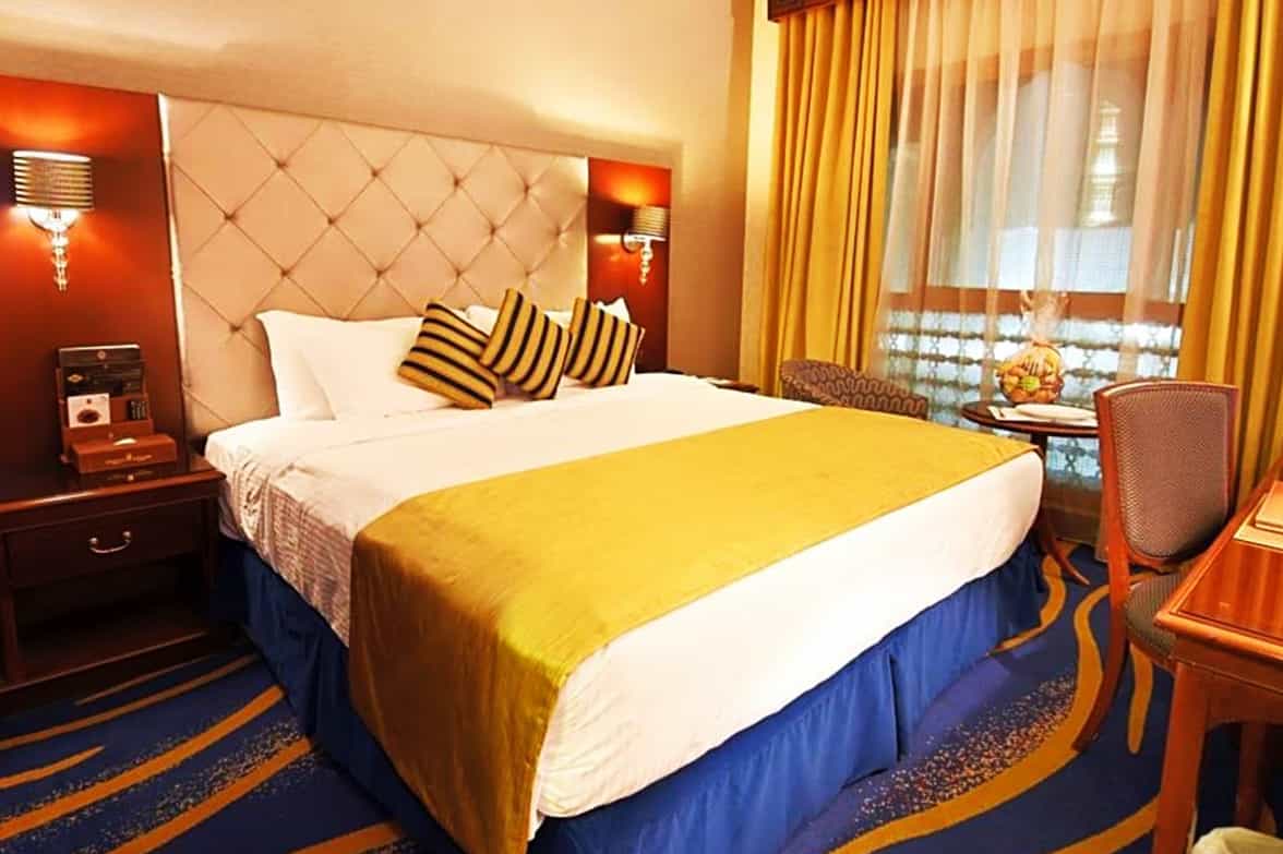 Upscale Hotel Bedroom 