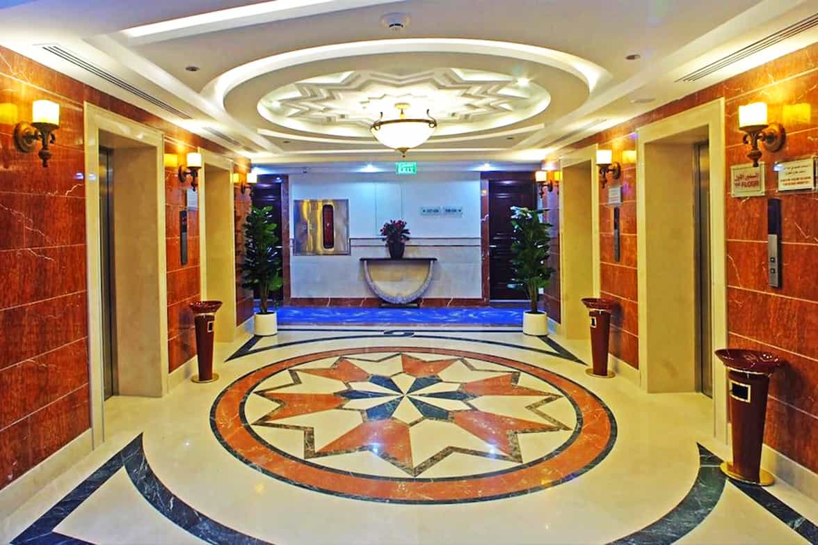 Hotel Lifts Hallway View 