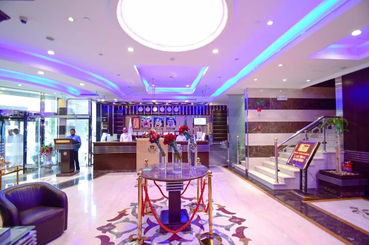 Modern Hotel Reception Area 