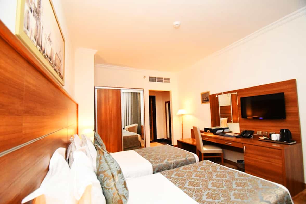 Stylish Twin Bedroom View 