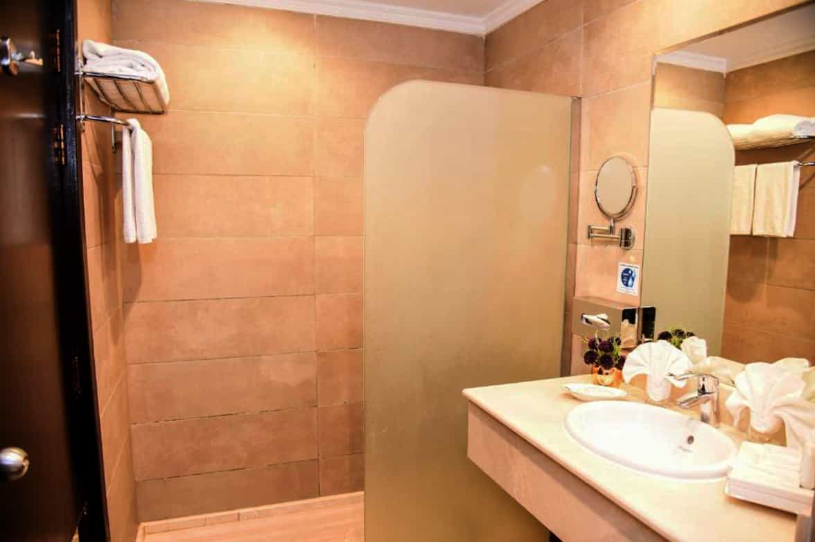 Hotel Washroom Interior View 