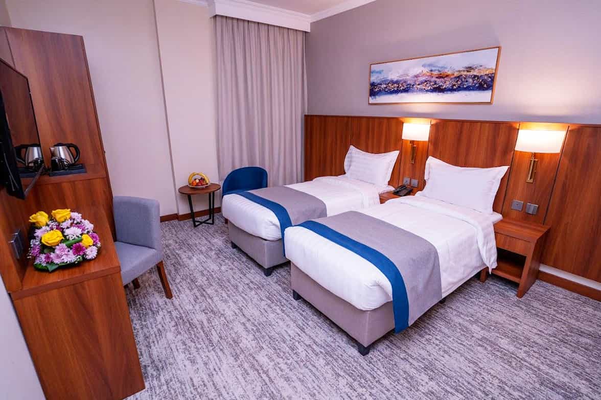 Plush Twin Bed View 