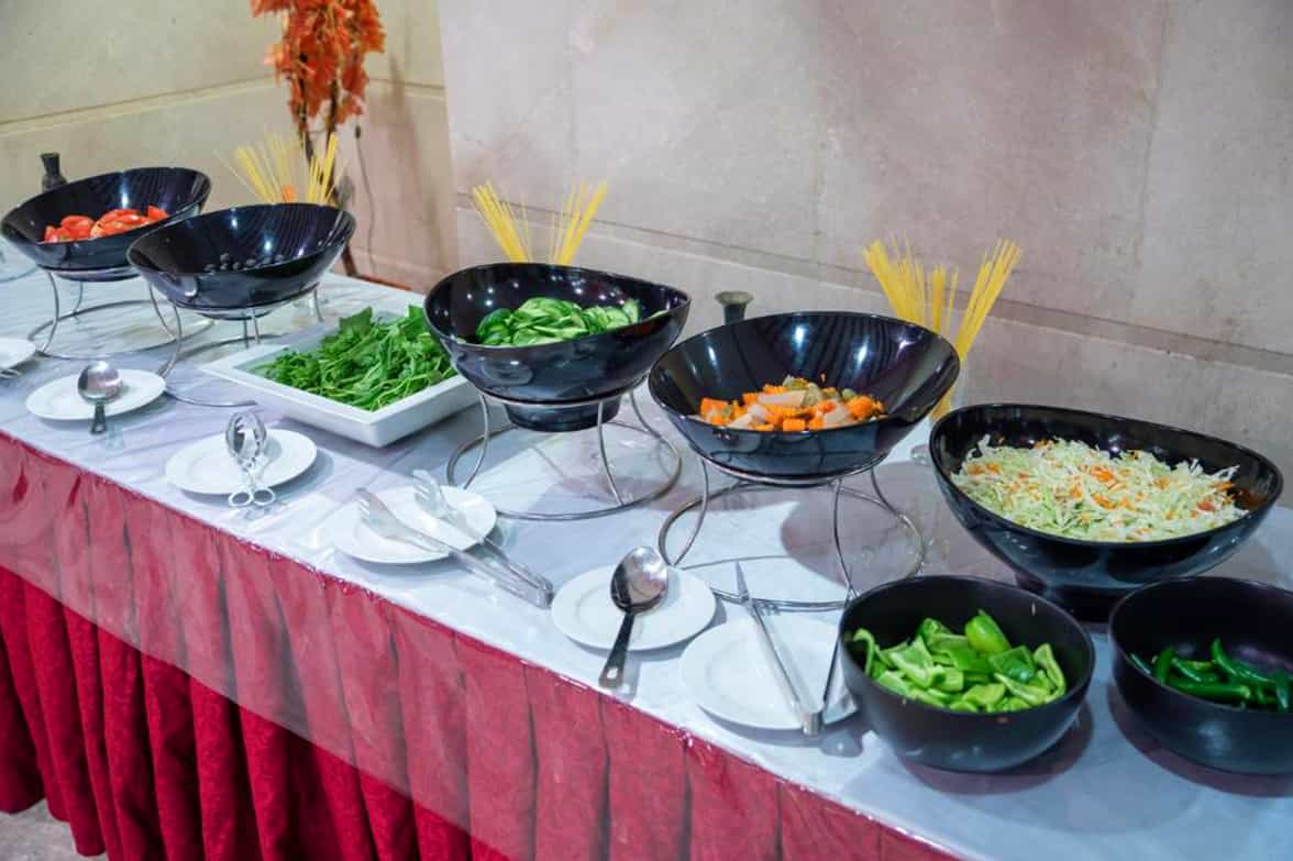 Healthy Salad Setup 