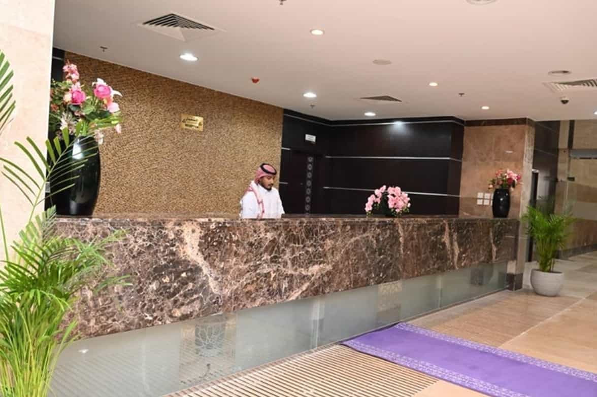 Flower Decor Reception Desk 