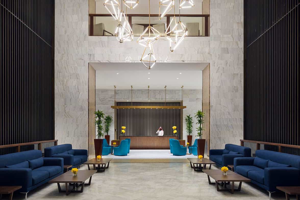 Royal Lobby Seating Chandeliers 