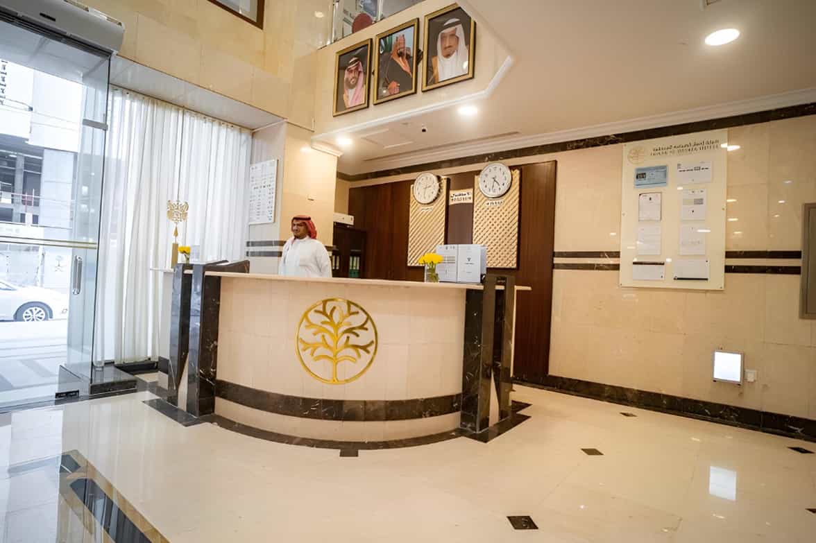 Elegant Hotel Front Desk