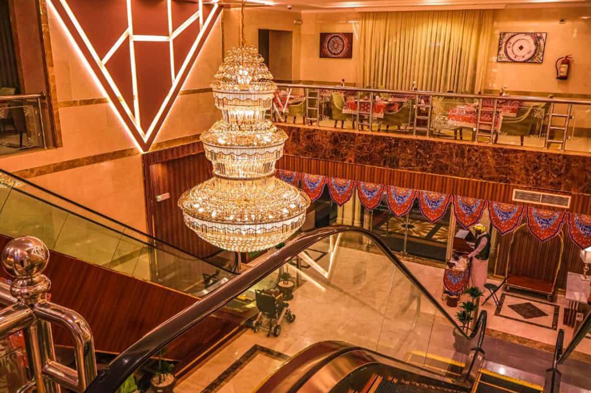 Royal Hotel Chandelier View